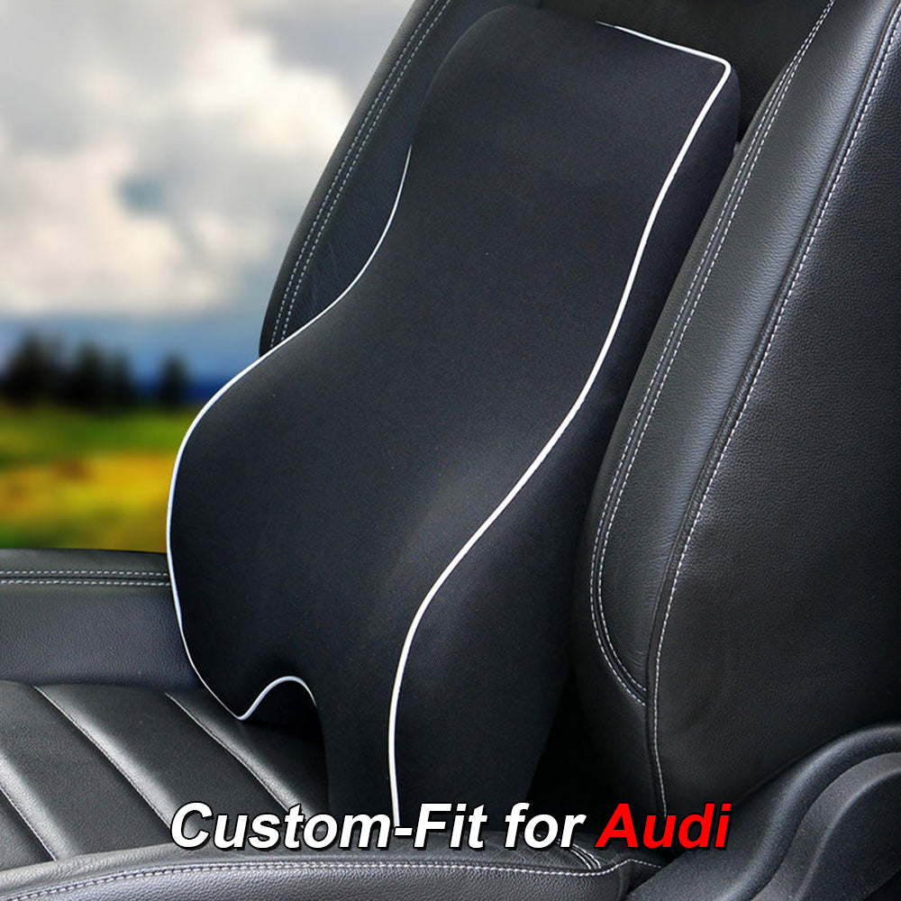 Lumbar Support Cushion for Car and Headrest Neck Pillow Kit, Custom-Fit For Car, Ergonomically Design for Car Seat, Car Accessories WARA254