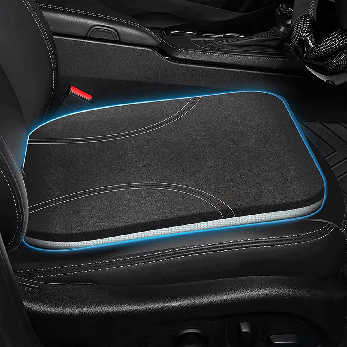 Car Seat Cushion, Custom Fit For Your Cars, Car Memory Foam Seat Cushion, Heightening Seat Cushion, Seat Cushion for Car and Office Chair PE19999