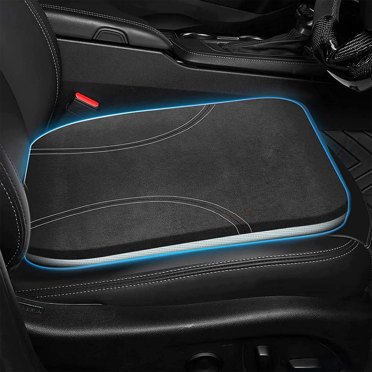 Car Seat Cushion, Custom Fit For Your Cars, Car Memory Foam Seat Cushion, Heightening Seat Cushion, Seat Cushion for Car and Office Chair JG19999