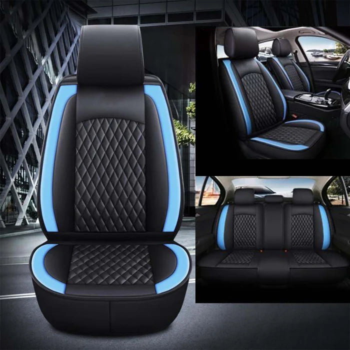 2 Car Seat Covers Full Set, Custom-Fit For Car, Waterproof Leather Front Rear Seat Automotive Protection Cushions, Car Accessories WAHY211