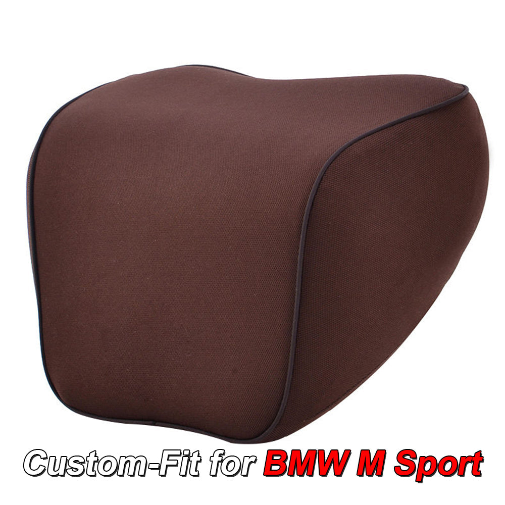 Lumbar Support Cushion for Car and Headrest Neck Pillow Kit, Custom-Fit For Car, Ergonomically Design for Car Seat, Car Accessories WAKO254