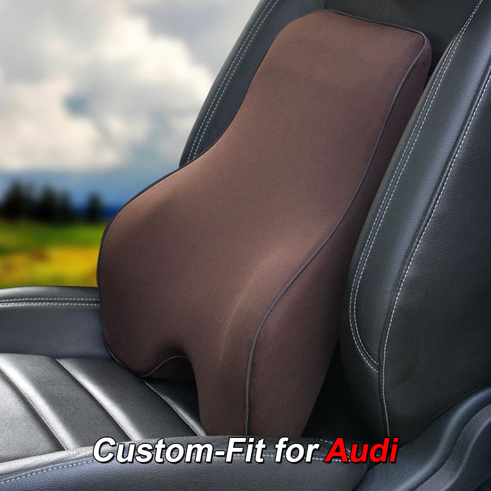 Lumbar Support Cushion for Car and Headrest Neck Pillow Kit, Custom-Fit For Car, Ergonomically Design for Car Seat, Car Accessories WARA254