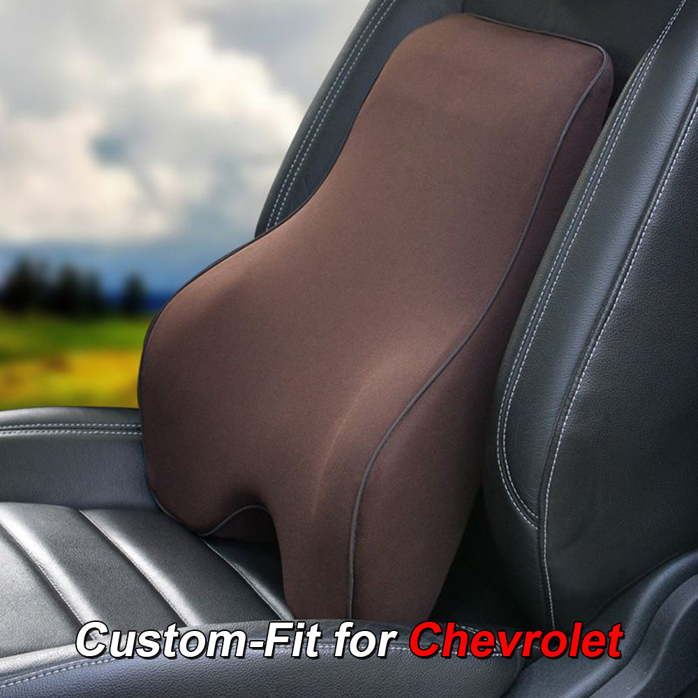 Lumbar Support Cushion for Car and Headrest Neck Pillow Kit, Custom-Fit For Car, Ergonomically Design for Car Seat, Car Accessories WACH254
