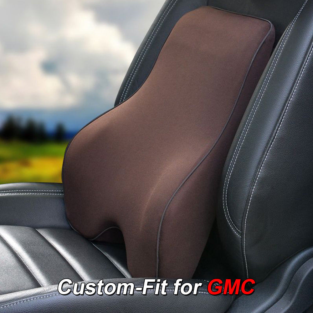 Lumbar Support Cushion for Car and Headrest Neck Pillow Kit, Custom-Fit For Car, Ergonomically Design for Car Seat, Car Accessories WAWQ254