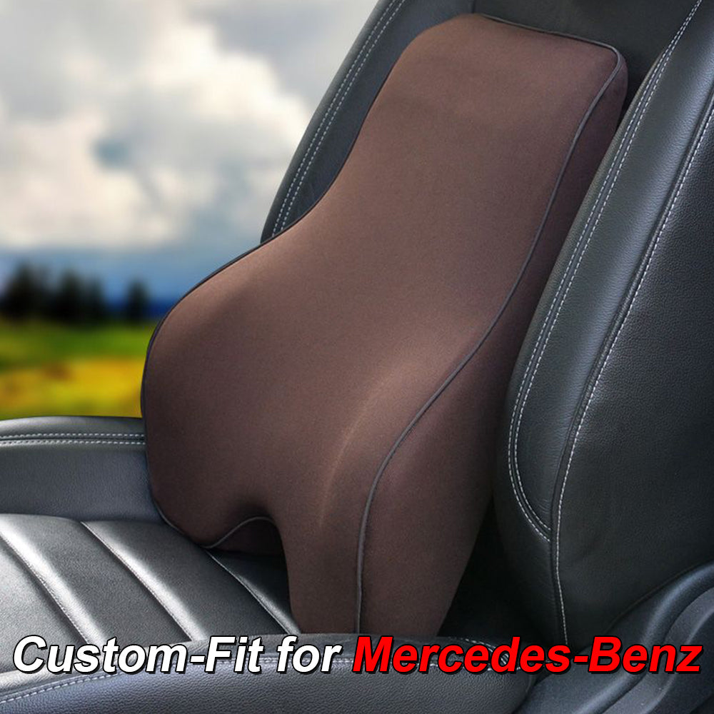 Lumbar Support Cushion for Car and Headrest Neck Pillow Kit, Custom-Fit For Car, Ergonomically Design for Car Seat, Car Accessories WAMB254