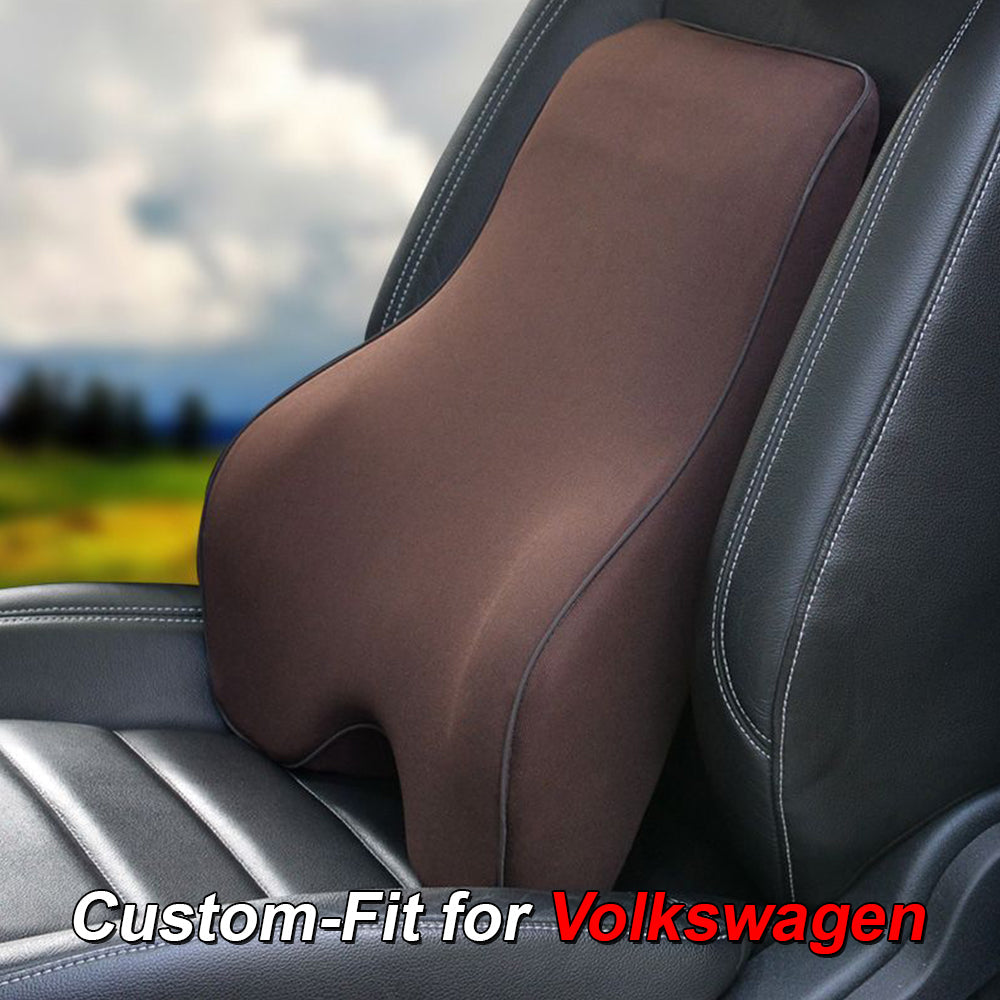 Lumbar Support Cushion for Car and Headrest Neck Pillow Kit, Custom-Fit For Car, Ergonomically Design for Car Seat, Car Accessories WAMY254