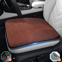 Thumbnail for Car Seat Cushion, Custom Logo For Your Cars, Double Sided Seat Cushion, Breathable Suede + Ice Silk Car Seat Cushion, Comfort Seat Covers Cushion CA19979