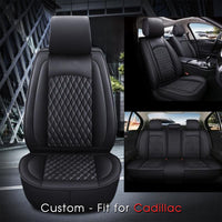 Thumbnail for 2 Car Seat Covers Full Set, Custom-Fit For Car, Waterproof Leather Front Rear Seat Automotive Protection Cushions, Car Accessories WACA211