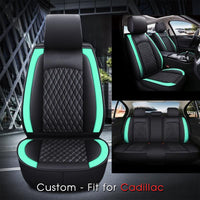 Thumbnail for 2 Car Seat Covers Full Set, Custom-Fit For Car, Waterproof Leather Front Rear Seat Automotive Protection Cushions, Car Accessories WACA211