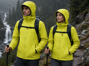 Men's & Women's Waterproof Softshell Jacket – Windproof Fleece-Lined Outdoor Hiking & Trekking Rain Coat