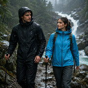 Ultra-Lightweight Waterproof Jacket for Men & Women – Breathable Windproof Rain Jacket with Heat-Sealed Seams for Hiking, Trekking, Climbing & Camping