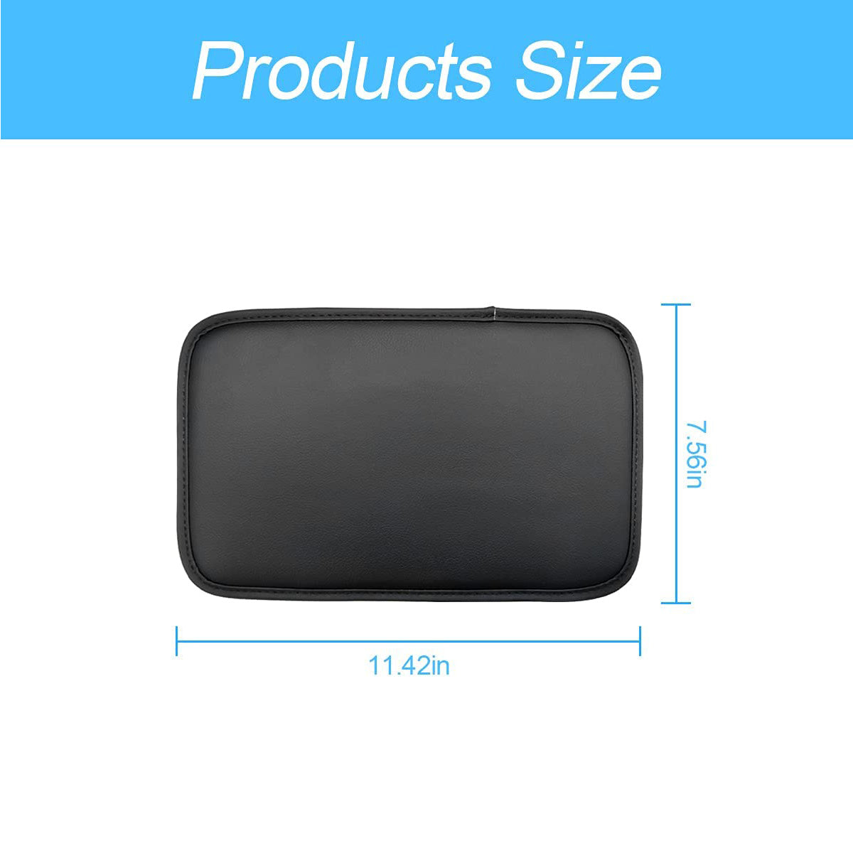 Leather Center Console Cushion Pad, Custom Fit For Your Cars, Waterproof Armrest Seat Box Cover Fit, Car Interior Protection Accessories, Car Accessories MC13991