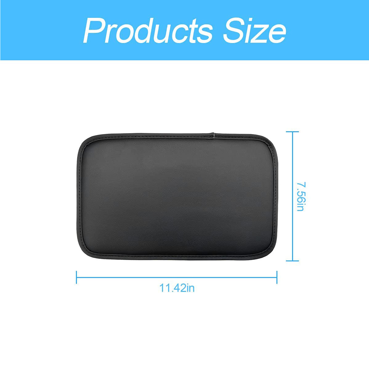 Leather Center Console Cushion Pad, Custom Fit For Your Cars, Waterproof Armrest Seat Box Cover Fit, Car Interior Protection Accessories, Car Accessories WQ13991