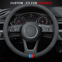 Thumbnail for Steering Wheel Cover for Men and Women, Custom Logo For Cars, Leather Steering Wheel Cover, Universal Steering Wheel Cover for Cars, Vehicles, SUVs