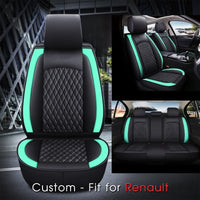 Thumbnail for 2 Car Seat Covers Full Set, Custom-Fit For Car, Waterproof Leather Front Rear Seat Automotive Protection Cushions, Car Accessories WASA2111