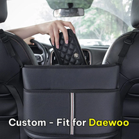 Thumbnail for Car Purse Holder for Car Handbag Holder Between Seats Premium PU Leather, Custom Fit For Car, Hanging Car Purse Storage Pocket Back Seat Pet Barrier WADA223