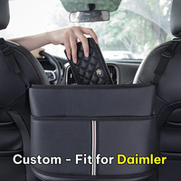 Thumbnail for Car Purse Holder for Car Handbag Holder Between Seats Premium PU Leather, Custom Fit For Car, Hanging Car Purse Storage Pocket Back Seat Pet Barrier WADR223