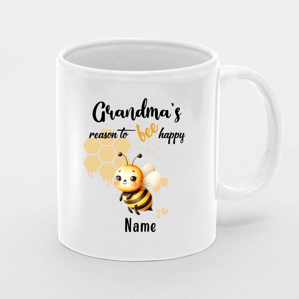 Personalised Mother's Day Mug, Nanny Gift, Best Nan Mug, Mummy Mug, Personalised Mug, New Nanny Mug , First Mothers Day, New Mum Gift, Grandma's Reason To Bee Happy