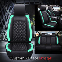 Thumbnail for 2 Car Seat Covers Full Set, Custom-Fit For Car, Waterproof Leather Front Rear Seat Automotive Protection Cushions, Car Accessories WADE211