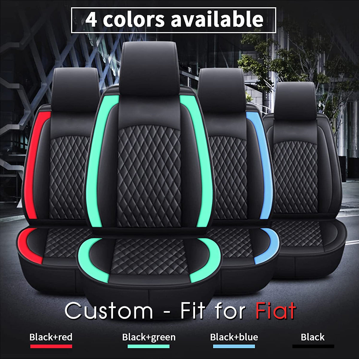 Car Seat Covers Full Set, Custom-Fit For Car, Waterproof Leather Front Rear Seat Automotive Protection Cushions, Car Accessories WAFT211