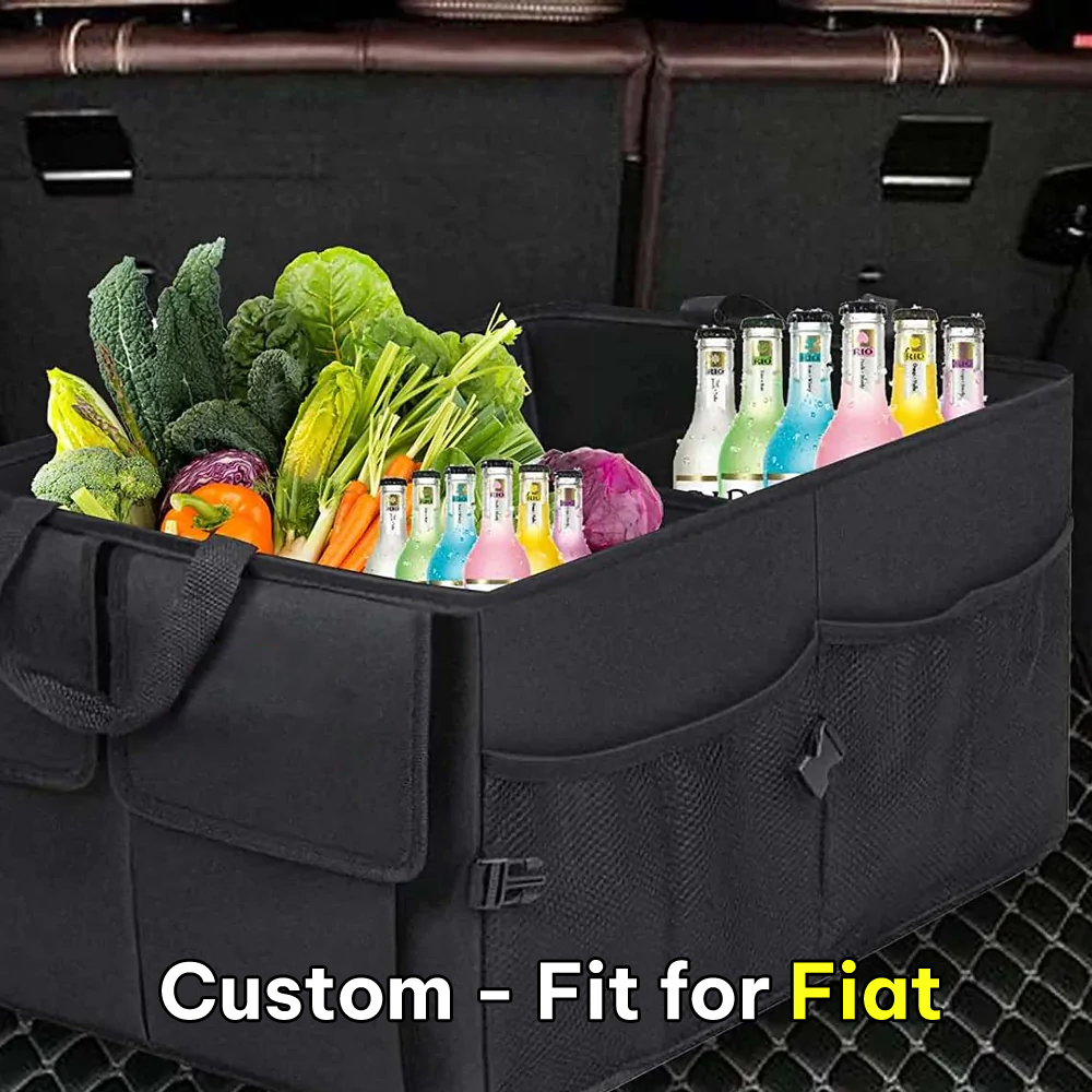 Car Trunk Organizer, Custom-Fit For Car, Foldable Car Trunk Storage Box, Storage Bag, Waterproof, Dust-proof, Stain-Resistant, Car Accessories WAFT229