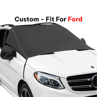 Thumbnail for Car Windshield Snow Cover, Custom-Fit For Car, Large Windshield Cover for Ice and Snow Frost with Removable Mirror Cover Protector, Wiper Front Window Protects Windproof UV Sunshade Cover WAFD235