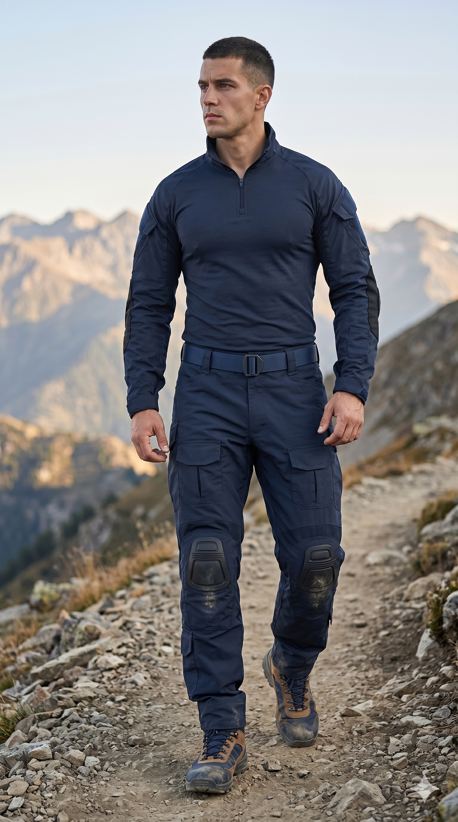 Men’s Camouflage Tactical Uniform Set – Combat Shirt & Pants Outdoor Utility Outfit