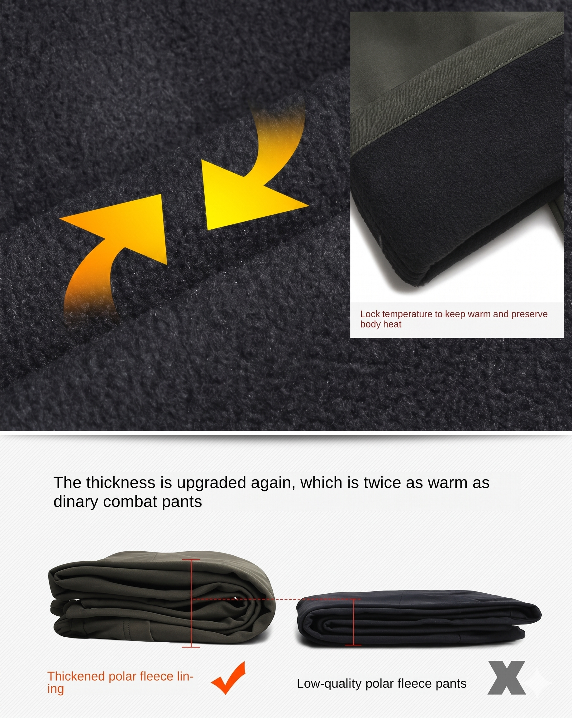Men’s Soft Shell Tactical Set – Waterproof Fleece Lined Multi-Pocket Outdoor Wear