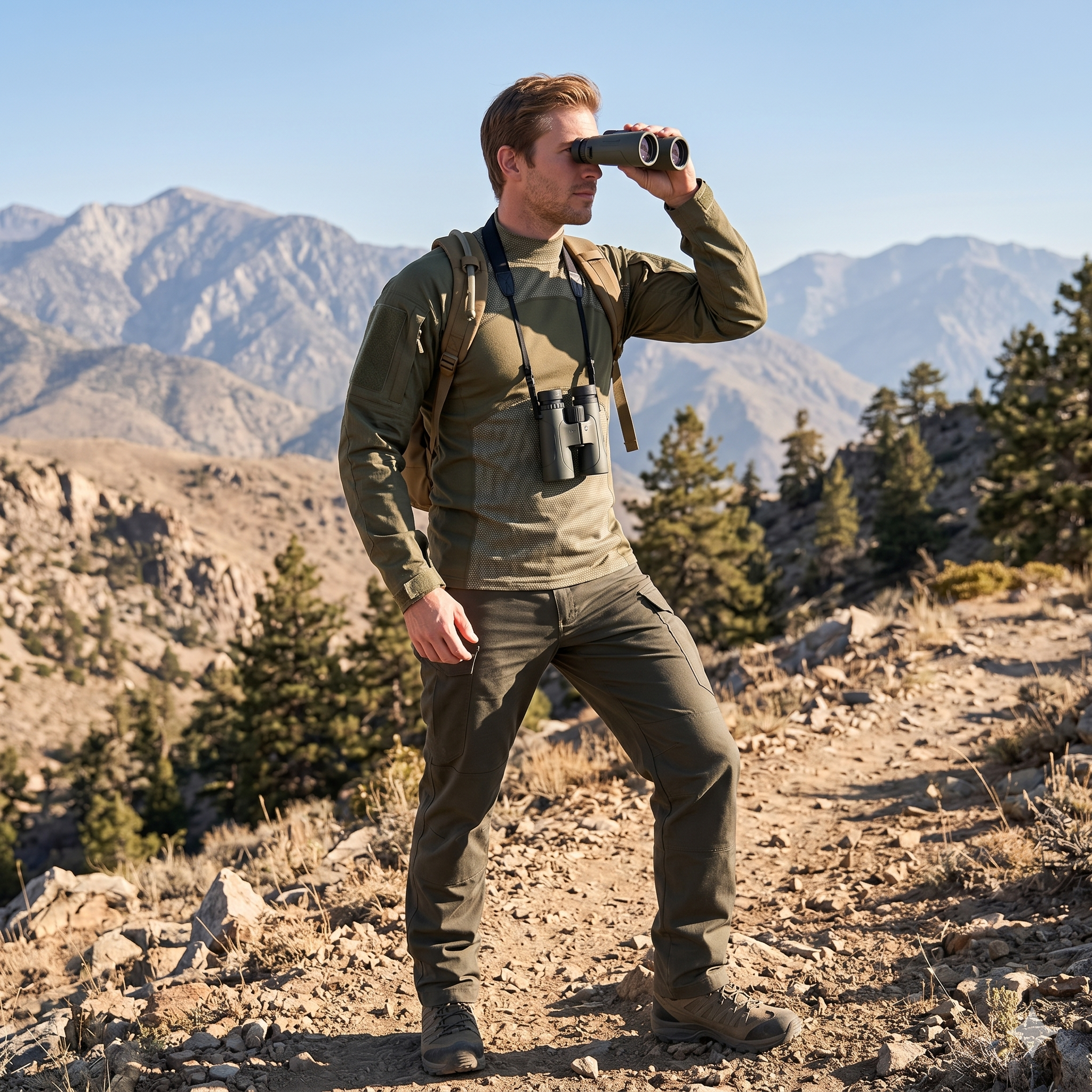 Men’s Long Sleeve Tactical T-Shirt – Camouflage Outdoor Performance Top