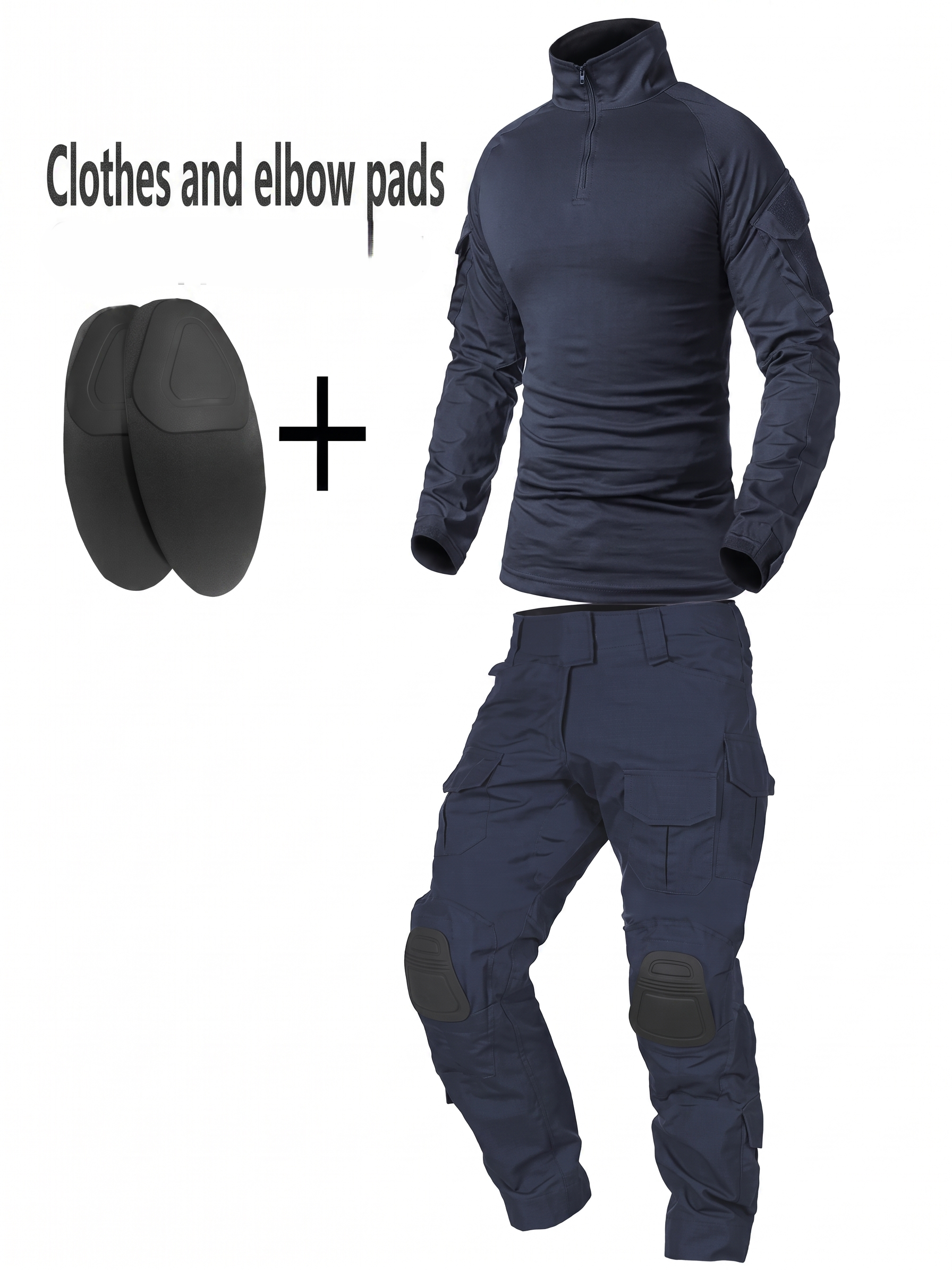 Men’s Camouflage Tactical Uniform Set – Combat Shirt & Pants Outdoor Utility Outfit