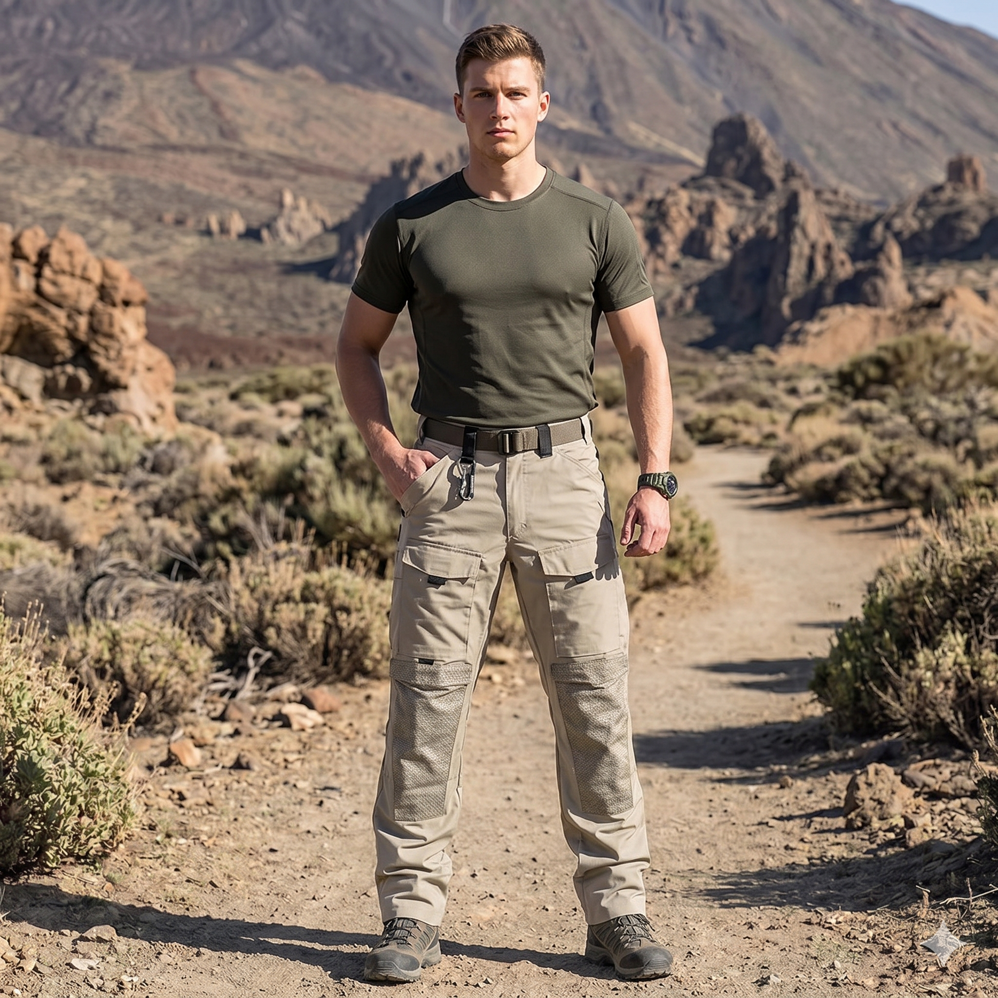 Men's Tactical Cargo Pants – Quick-Dry Multi-Pocket Outdoor Utility Trousers