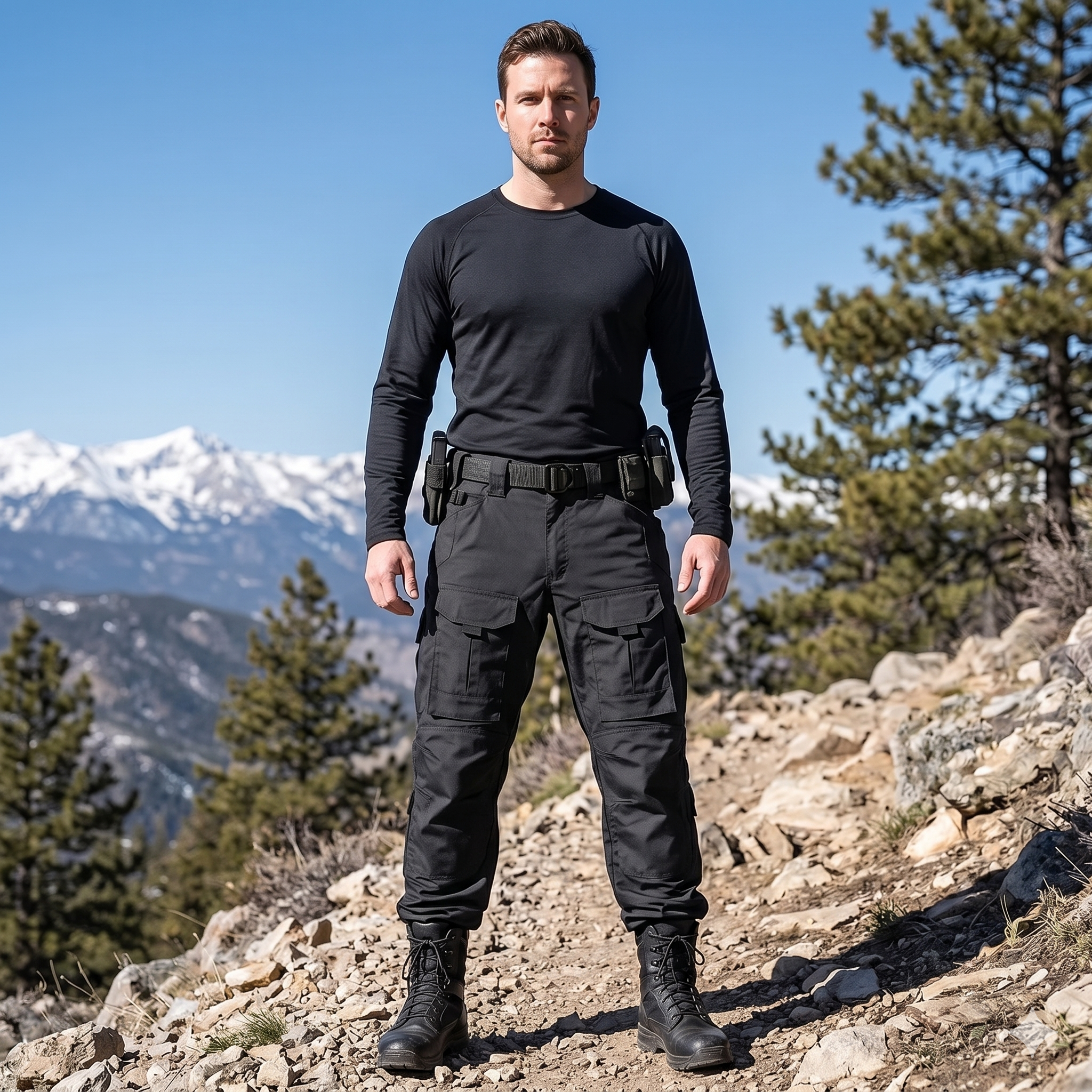 Men's Tactical Cargo Pants – Quick-Dry Multi-Pocket Outdoor Utility Trousers
