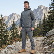 Men’s Soft Shell Tactical Set – Waterproof Fleece Lined Multi-Pocket Outdoor Wear