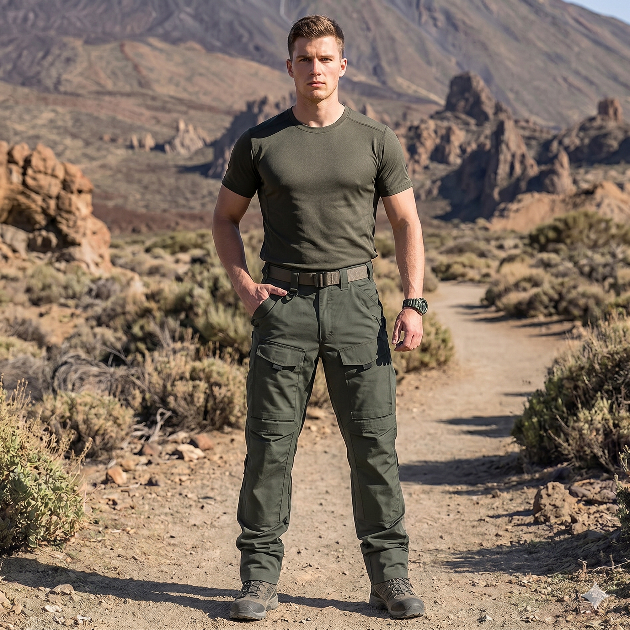Men's Tactical Cargo Pants – Quick-Dry Multi-Pocket Outdoor Utility Trousers
