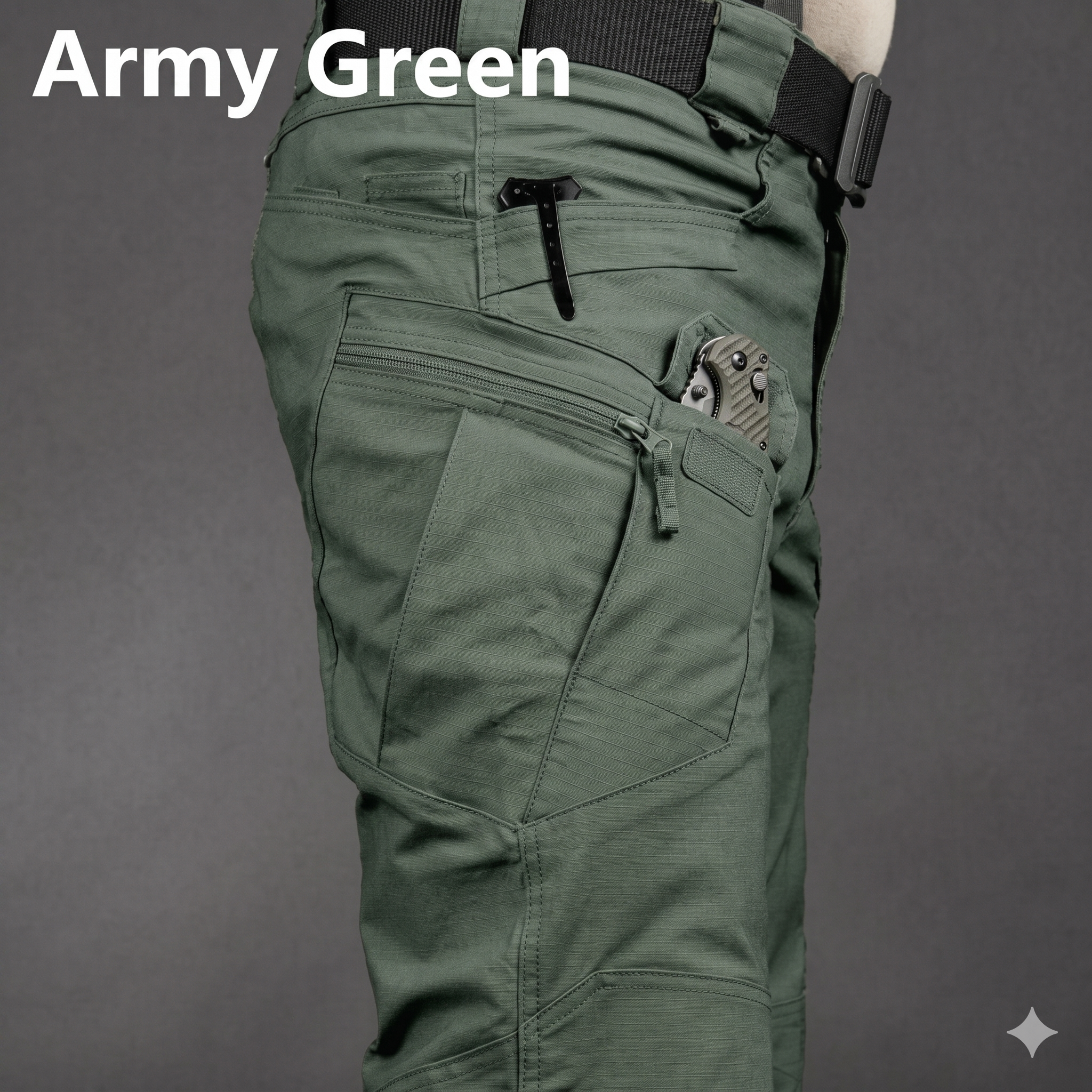 Men's Tactical Cargo Pants – Multi-Pocket Outdoor Utility Trousers