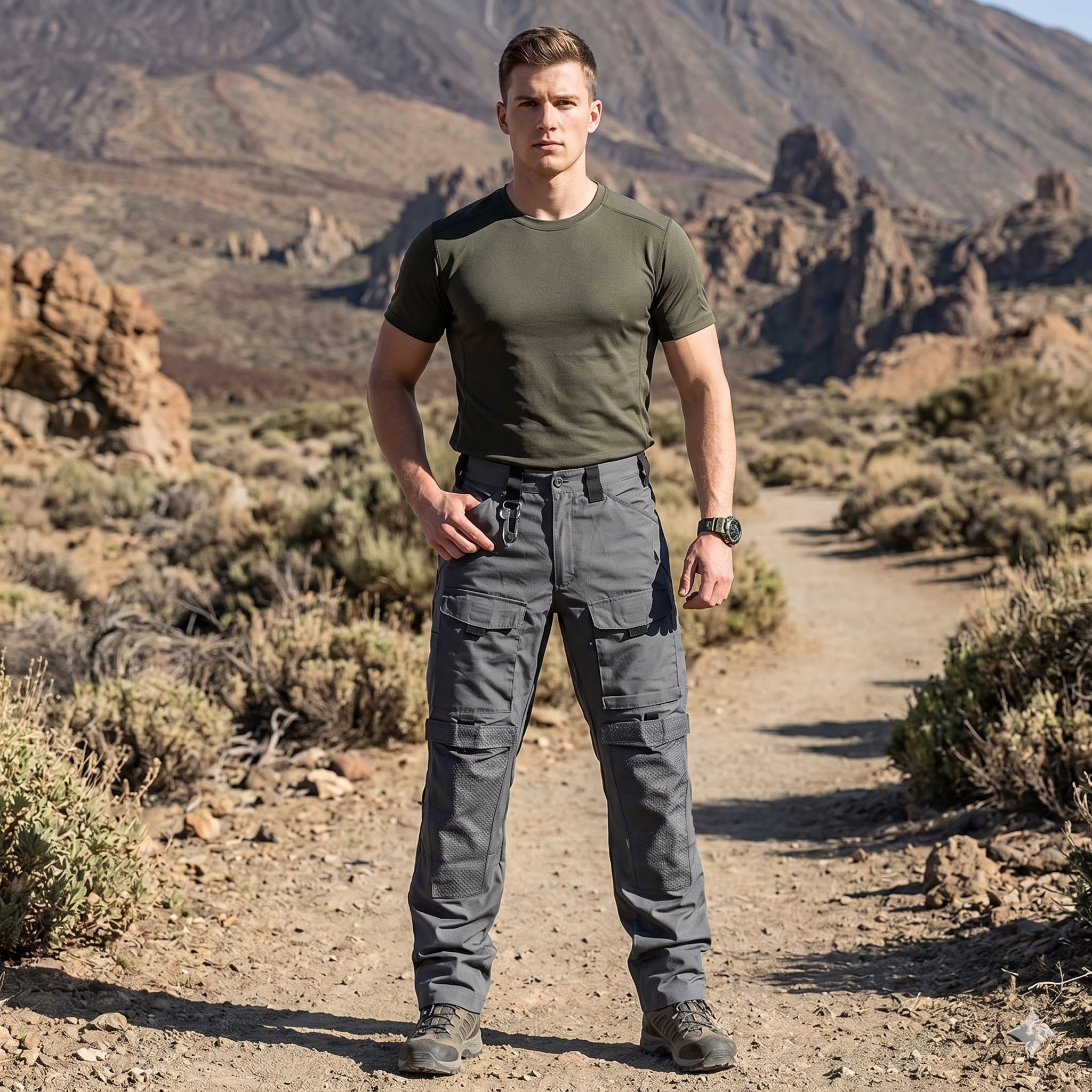 Men's Tactical Cargo Pants – Quick-Dry Multi-Pocket Outdoor Utility Trousers