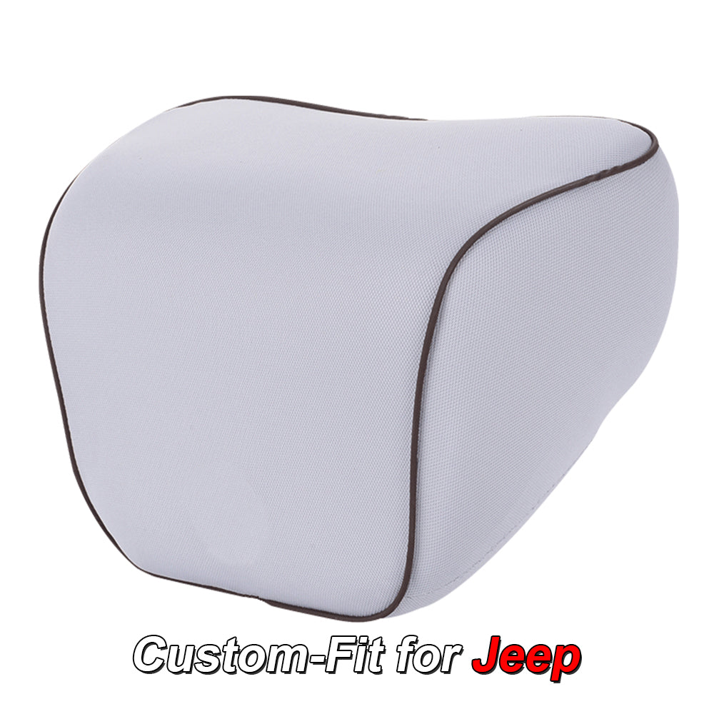 Lumbar Support Cushion for Car and Headrest Neck Pillow Kit, Custom-Fit For Car, Ergonomically Design for Car Seat, Car Accessories WAJE254