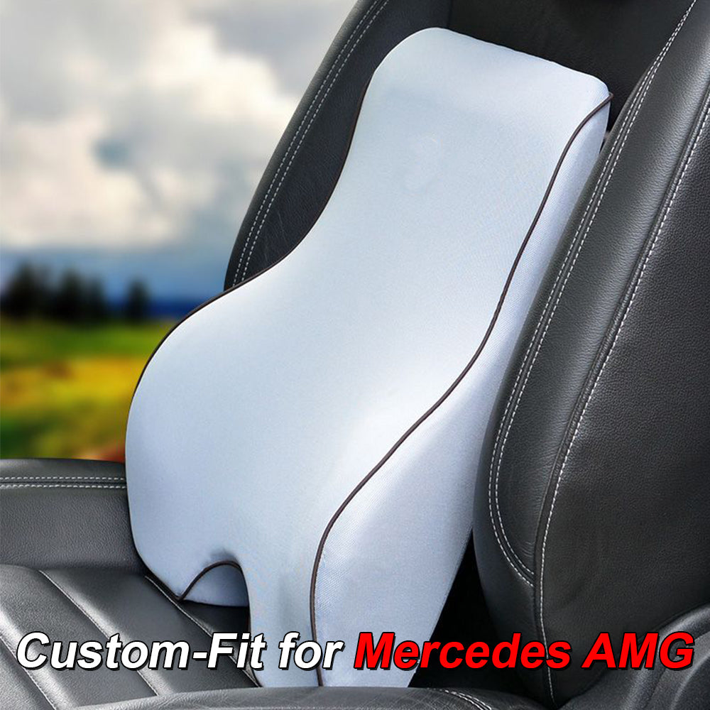 Lumbar Support Cushion for Car and Headrest Neck Pillow Kit, Custom-Fit For Car, Ergonomically Design for Car Seat, Car Accessories WALM254