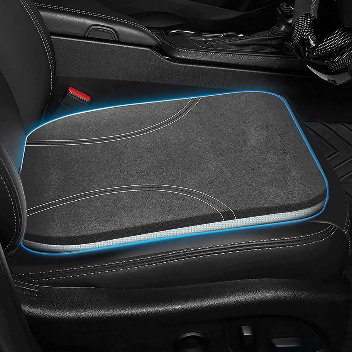 Car Seat Cushion, Custom Fit For Your Cars, Car Memory Foam Seat Cushion, Heightening Seat Cushion, Seat Cushion for Car and Office Chair TS19999