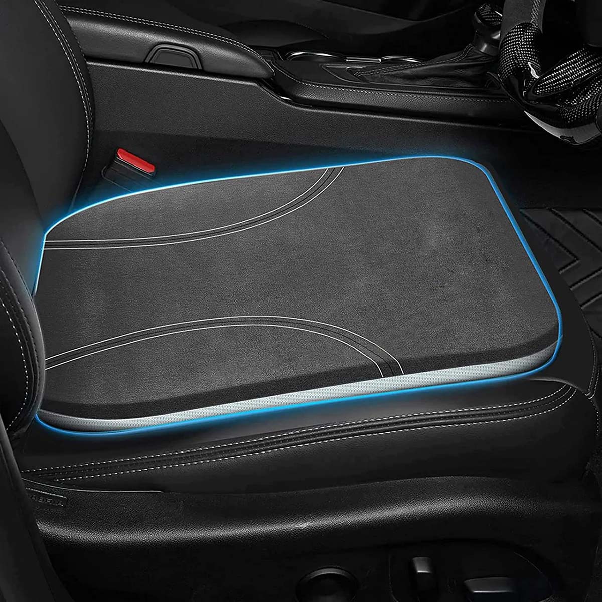 Car Seat Cushion, Custom Fit For Your Cars, Car Memory Foam Seat Cushion, Heightening Seat Cushion, Seat Cushion for Car and Office Chair JG19999