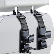 Magic Headrest Hooks, Purse Hanger Headrest Hook Holder for Car Seat Organizer Behind Over the Seat Hook Hang Purse or Bags