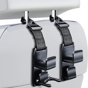 Magic Headrest Hooks, Purse Hanger Headrest Hook Holder for Car Seat Organizer Behind Over the Seat Hook Hang Purse or Bags