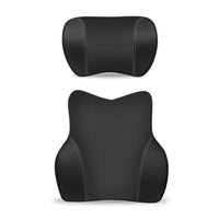 Thumbnail for Car Headrest Neck Pillow and Lumbar Support Back Cushion Kit, Custom Fit For Your Cars, Memory Foam Erognomic, Car Accessories DE13992