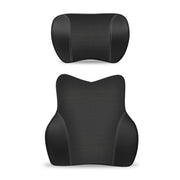 Car Headrest Neck Pillow and Lumbar Support Back Cushion Kit, Custom Fit For Your Cars, Memory Foam Erognomic, Car Accessories MY13992