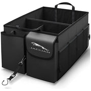 Car Trunk Organizer - Collapsible, Custom fit for All Cars, Multi-Compartment Automotive SUV Car Organizer for Storage w/ Adjustable Straps - Car Accessories for Women and Men JG12993