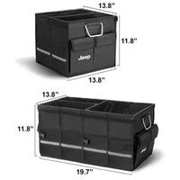 Thumbnail for Big Trunk Organizer, Cargo Organizer SUV Trunk Storage Waterproof Collapsible Durable Multi Compartments JE12994