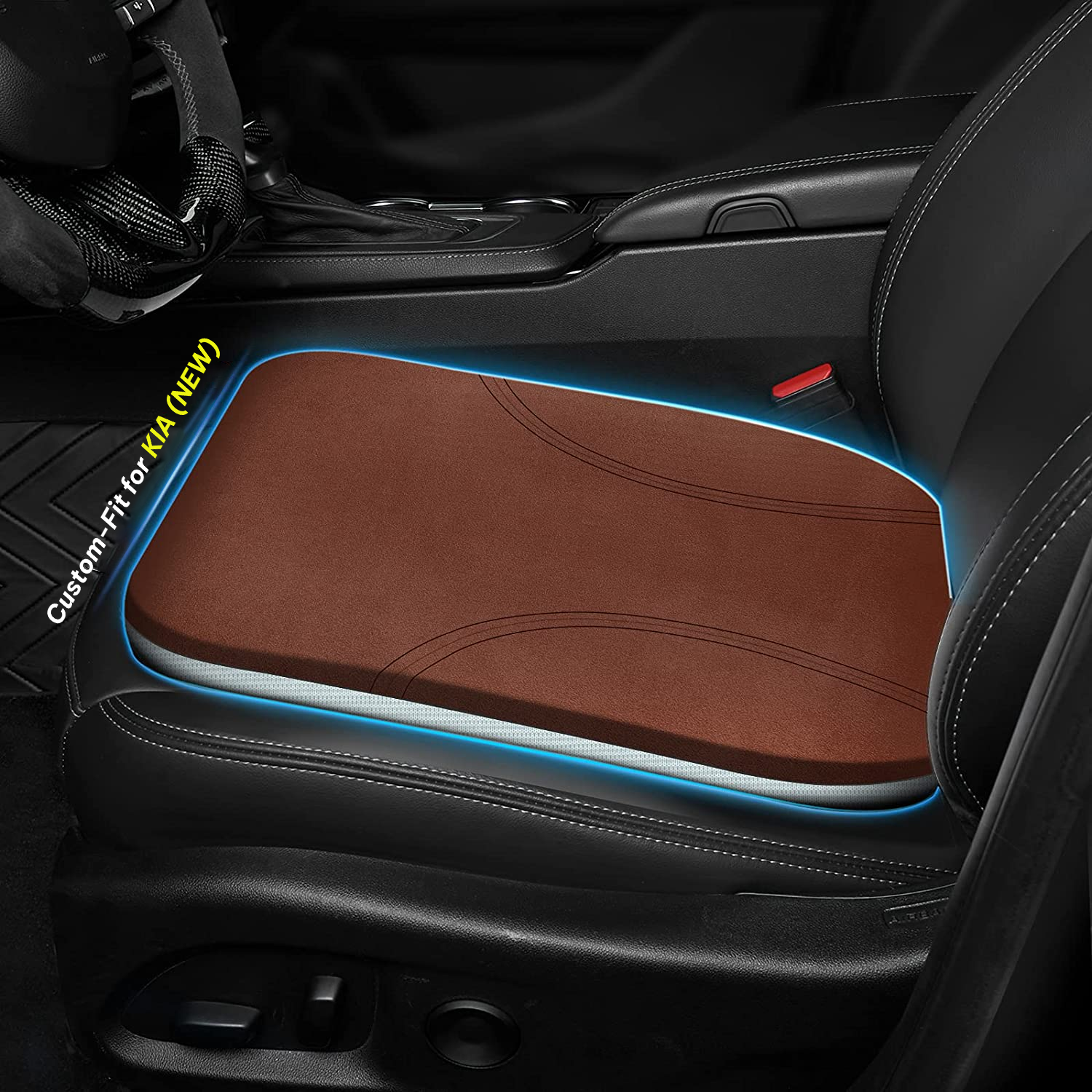 Car Seat Cushion, Custom Fit For Car, Car Memory Foam Seat Cushion, Heightening Seat Cushion, Seat Cushion for Car and Office Chair WAUE224