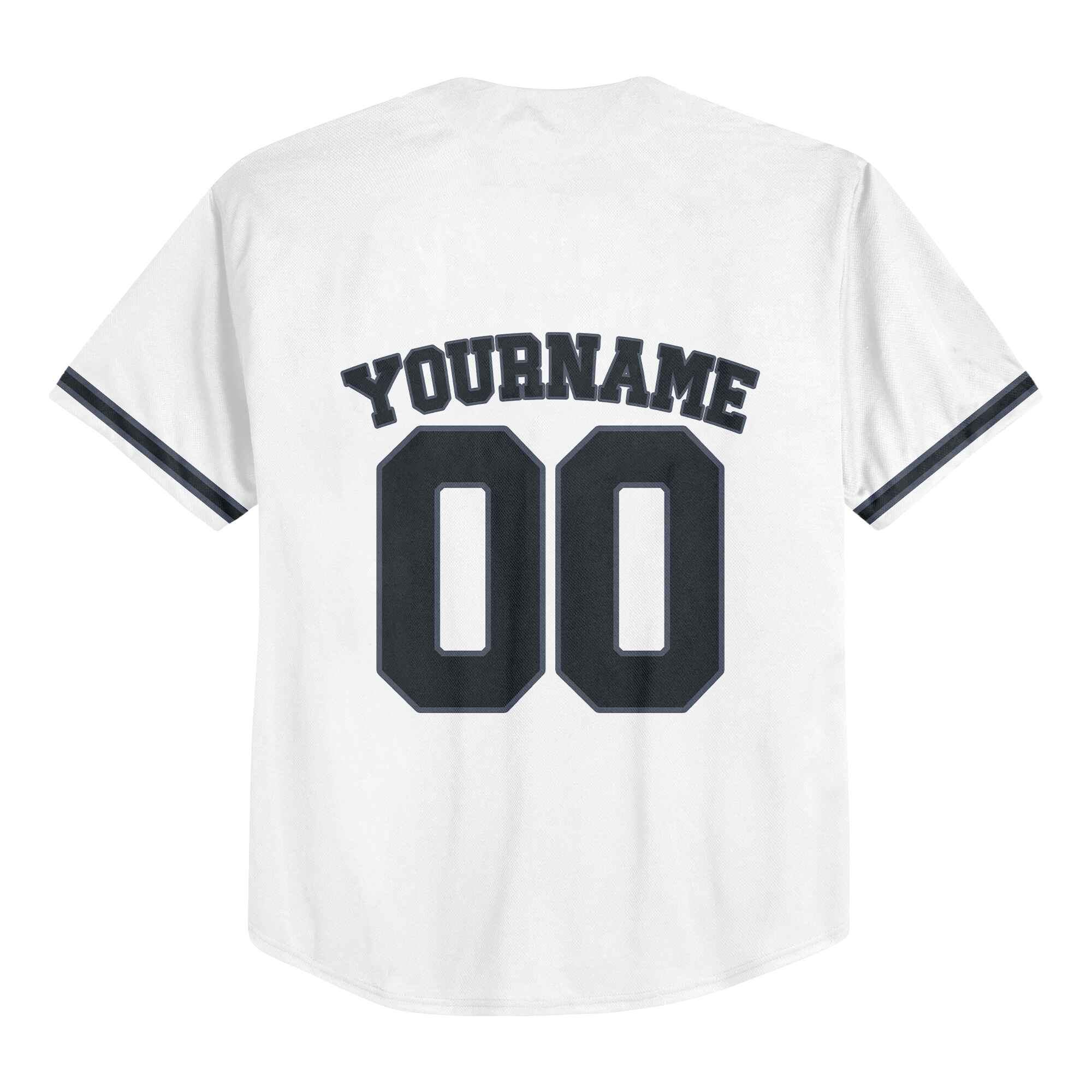 Custom White Black-Gray Authentic Baseball Jersey