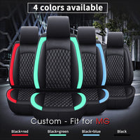 Thumbnail for 2 Car Seat Covers Full Set, Custom-Fit For Car, Waterproof Leather Front Rear Seat Automotive Protection Cushions, Car Accessories WAMC211