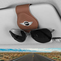 Thumbnail for Car Sunglasses Holder, Custom Fit For Your Cars, Magnetic Leather Glasses Frame 2024 Update MC13995